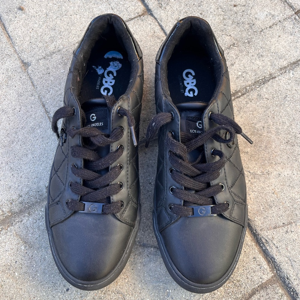 GBG Los Angeles black sneakers for women size 10